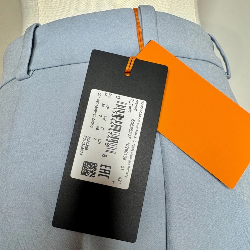 BOSS Jabla Wide Leg Dress Trousers New, size 2 - Picture 5 of 6